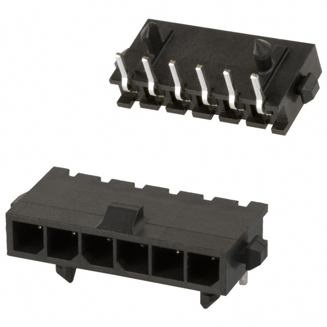 2-1445055-6 TE Connectivity AMP Connectors  Embases à broches mâles